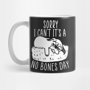 No Bones day Pug Meme Mug